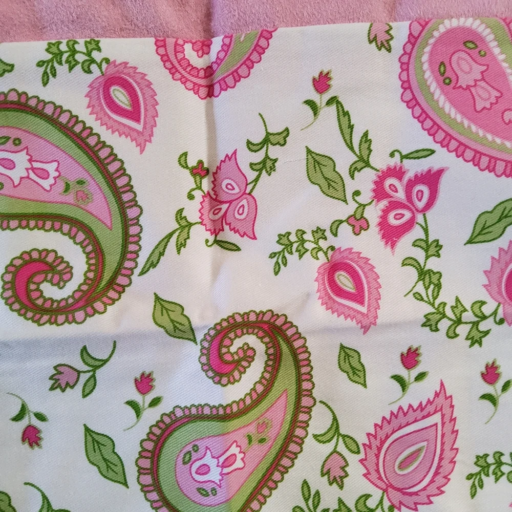 Trend Lab Baby Window Valence Paisley Park Pink